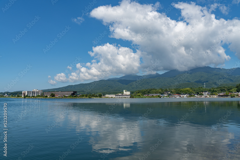 佐渡島の加茂湖