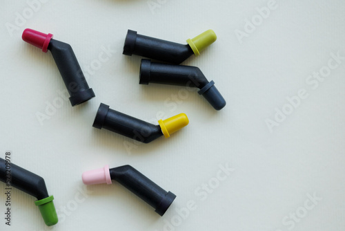 Tubes with dental composite filling materials