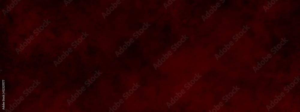 Creative, smoky and blurred abstract red vector background, Scary and blood-red splatter stain grunge texture, empty red soft and smooth paper texture, dark red background for wallpaper and design.