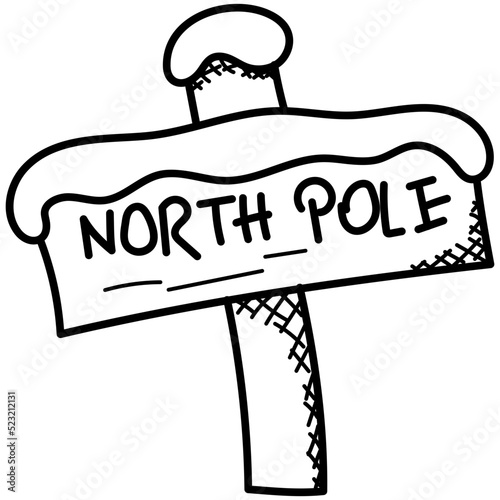 North Pole Sign 