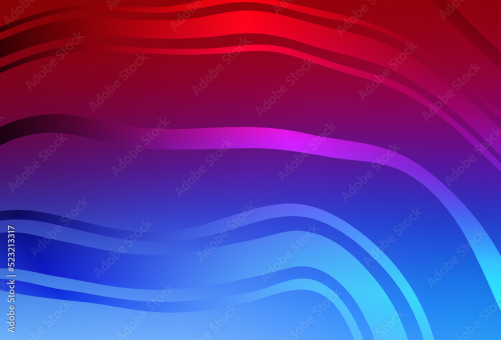 Light Blue, Red vector blurred template. Light Blue, Red vector blurred template.