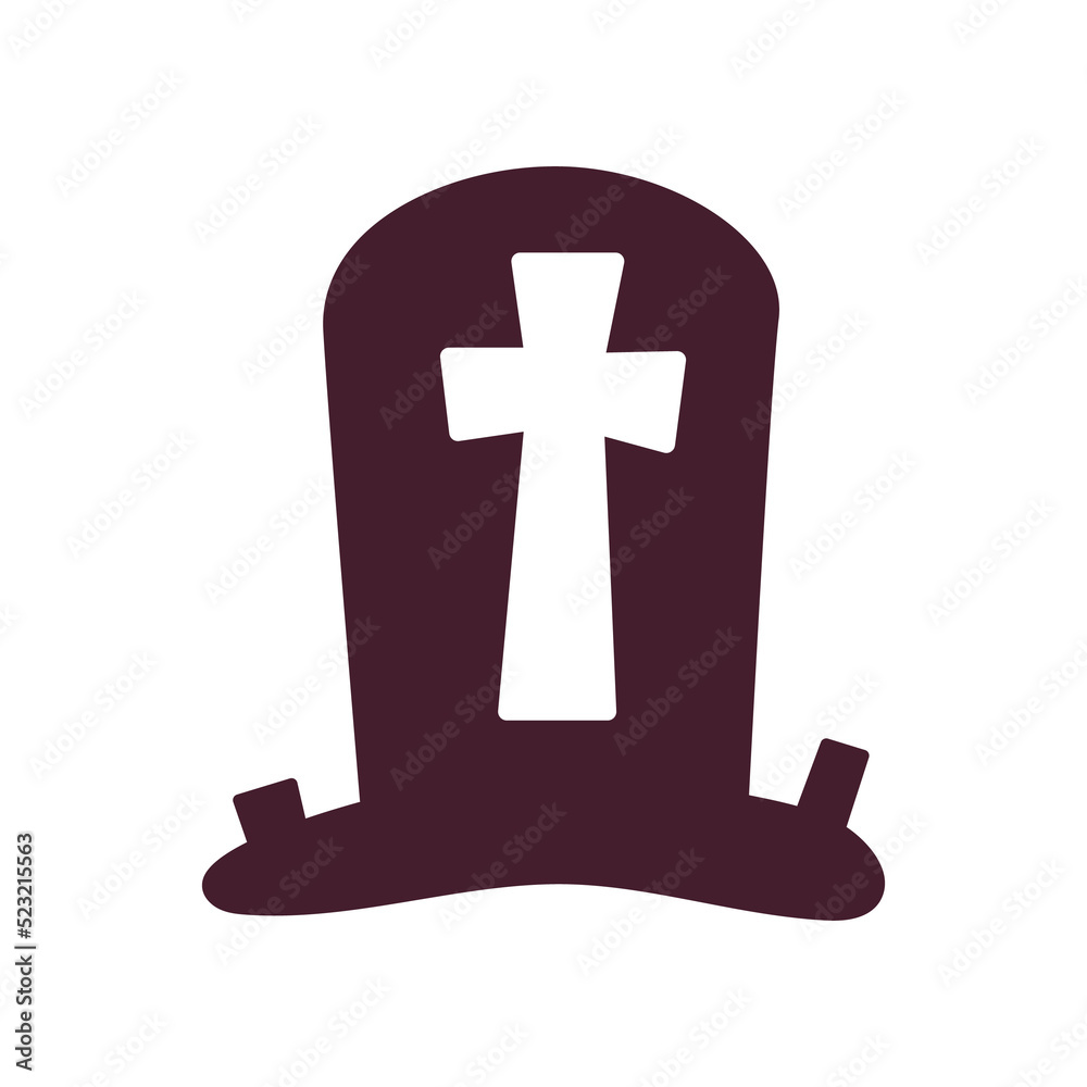 Obraz premium simple silhouette halloween icon