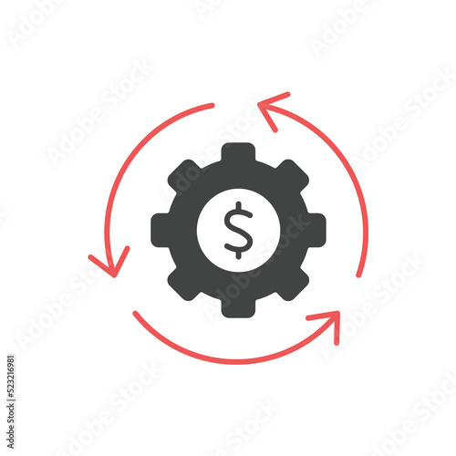 finance management icons  symbol vector elements for infographic web