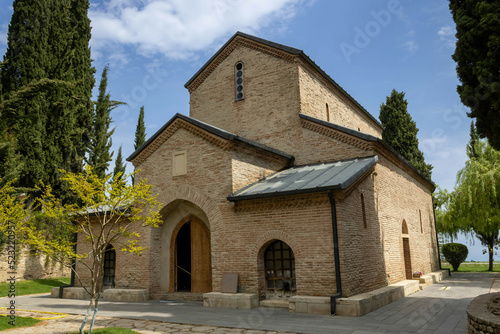 The Church of Saint George with the tomb of St. Nino at the Monastery of St. Nino at Bodbe, Georgia photo
