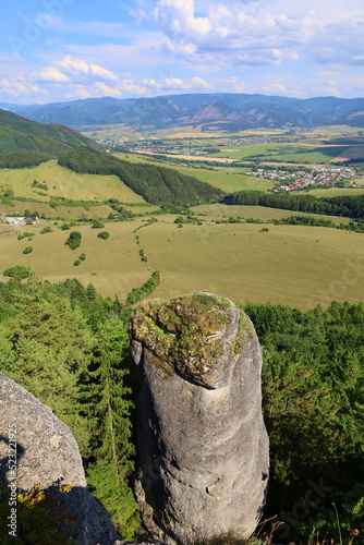 Sulov rocks national park - mountains landscape located in Slovakia photo