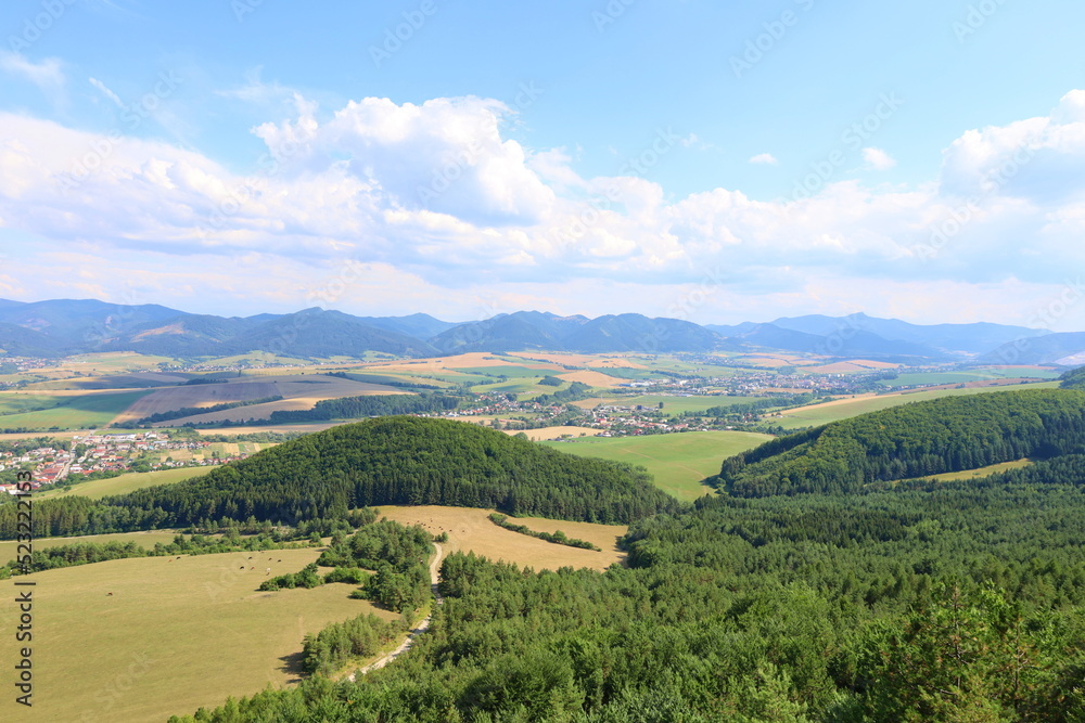 Sulov rocks national park - mountains landscape located in Slovakia