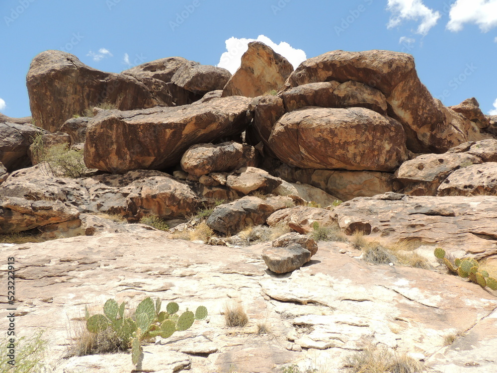 rocks in the desert