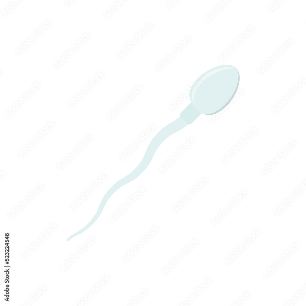 Spermatozoon icon. Vector illustration. Flat design. Spermatozoon icon. Vector illustration. Flat design.