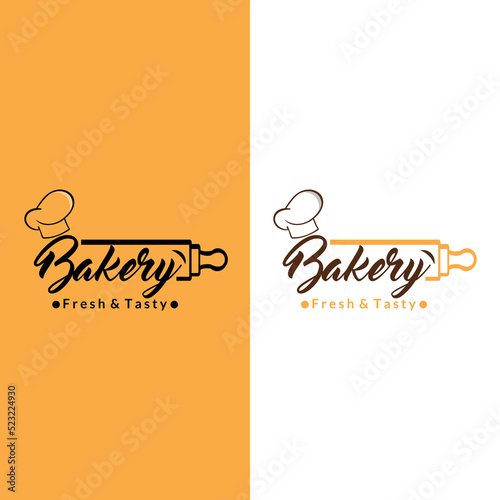 Bakery badge or label retro vector illustration. loaf store, food market, cafe, restaurant etc. Vector Illustration