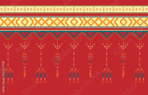 Geometric ethnic oriental pattern traditional Design for clothing, fabric ,book and blueprint. abstract geometric and tribal patterns, usage design local fabric patterns