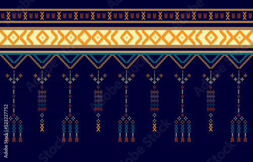 Geometric ethnic oriental pattern traditional Design for clothing, fabric ,book and blueprint. abstract geometric and tribal patterns, usage design local fabric patterns