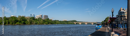 Panoramic View of Arlington Virginia Across the Potomac River