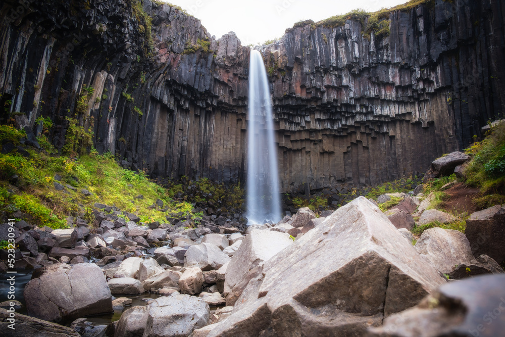 Cascata di Svartifoss, Islanda Stock Photo | Adobe Stock