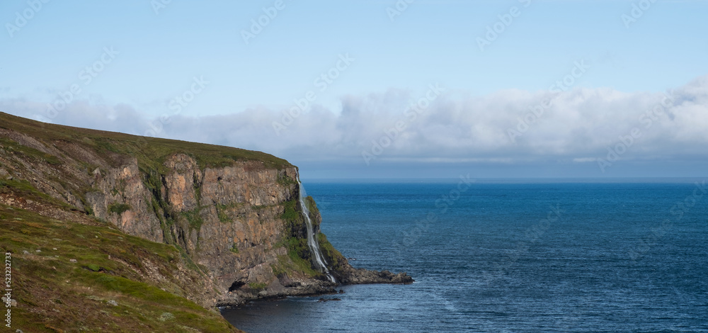 Panorama della costa islandese