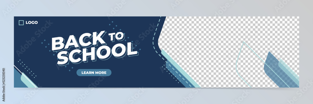 Modern abstract linkedin banner template Modern abstract linkedin banner template