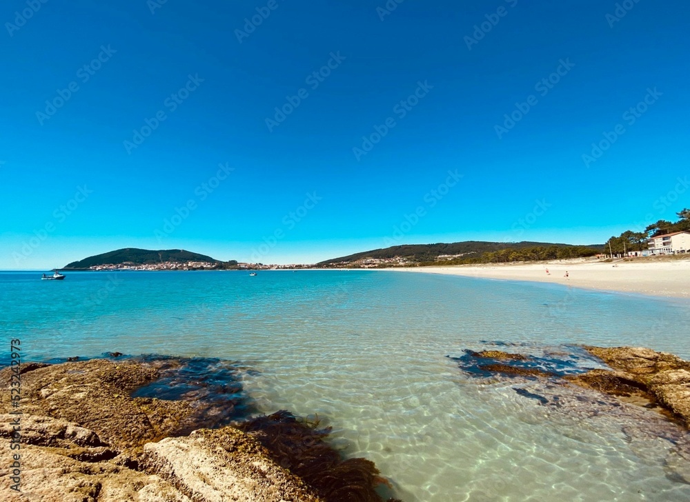 Panorámica del cabo Finisterre, Galicia Panorámica del cabo Finisterre, Galicia