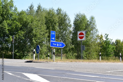 Autobahnausfahrt photo