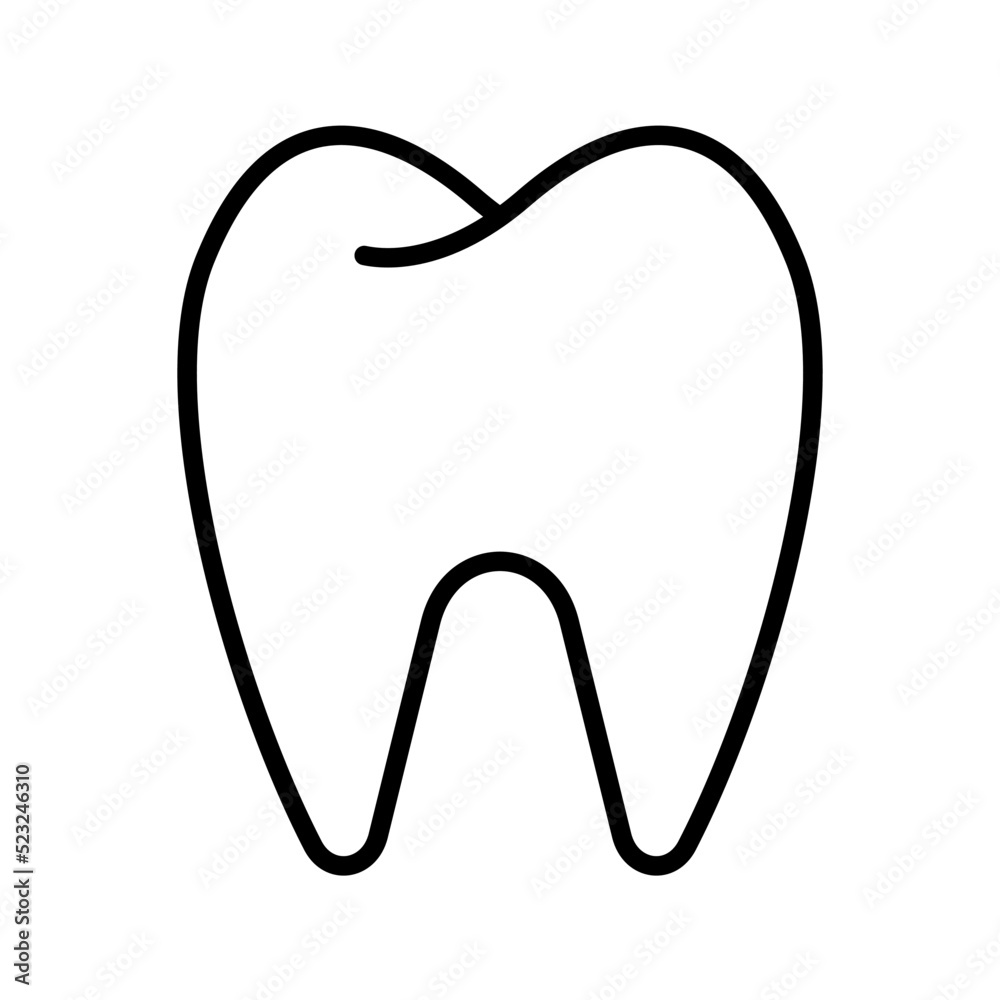 Tooth icon. medical tooth sign. vector illustration Tooth icon. medical tooth sign. vector illustration