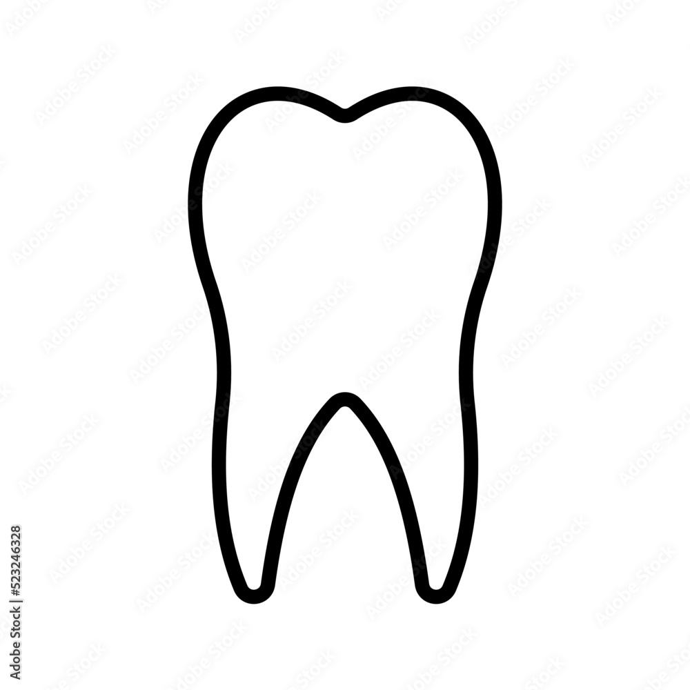 Tooth icon. medical tooth sign. vector illustration Tooth icon. medical tooth sign. vector illustration