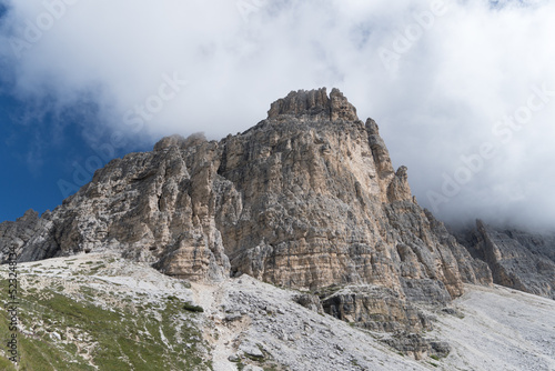 Tre Cime di Lavaredo Mountain, Dolomites Alps, Italy 