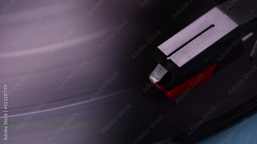 Record Playing Macro Needle Record Playing Macro Needle