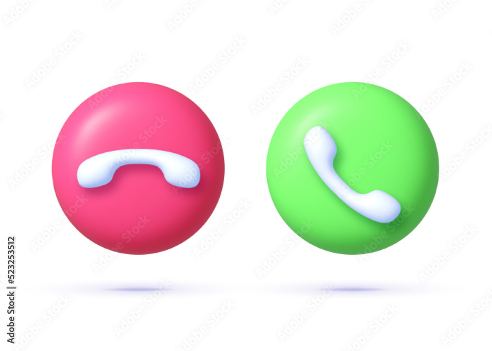 Call 3d, great design for any purposes. Telephone sign. 3d icon vector render illustration Call 3d, great design for any purposes. Telephone sign. 3d icon vector render illustration