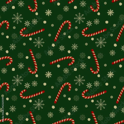 Seamless Christmas mint candy pattern for kids clothes print and accessories and wrapping and new year gift box