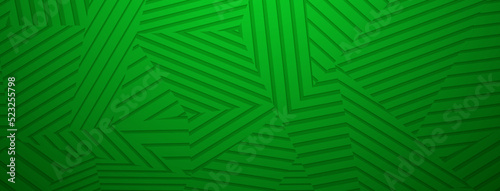 Abstract background made of groups of lines in green colors