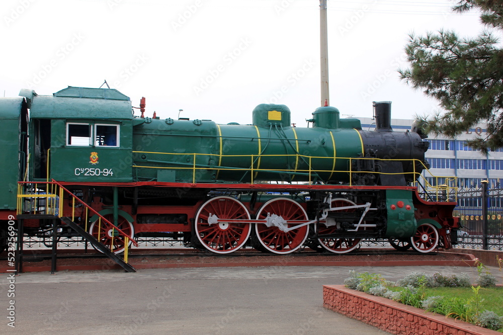 Naklejka premium タシケントの鉄道博物館