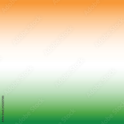 Indian national flag tri-color gradient
