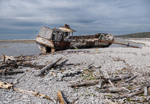 L'épave du Calou à la Pointe-Ouest d'Anticosti