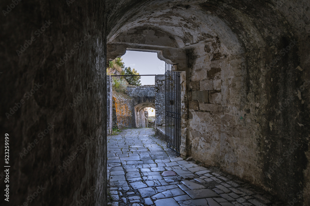 Old Venetian Fortress in Corfu city on Corfu Island, Greece