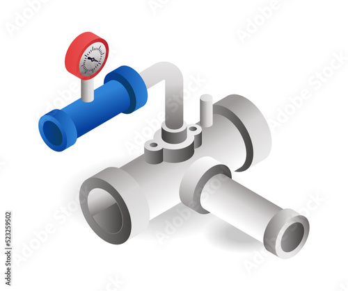 Regulator pipe cut