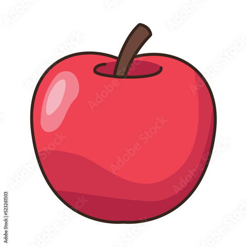 red apple fresh fruit