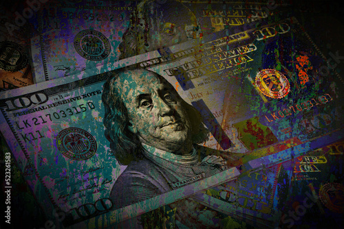 One hundred dollars backgro...