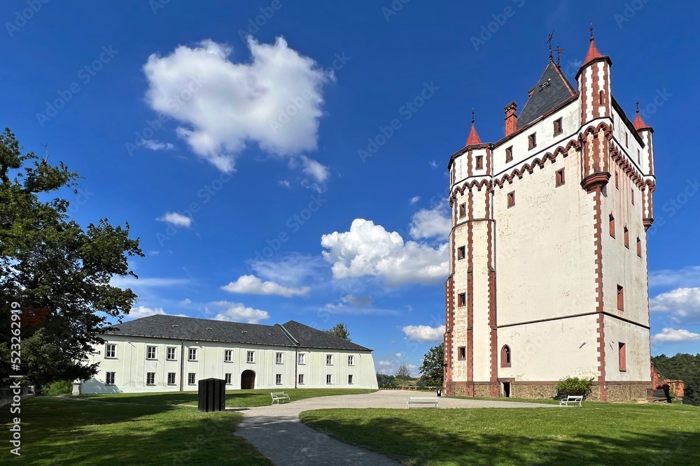 tower of the castle Hradec nad Moravici