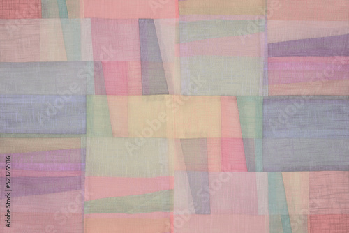 Color and texture background of Korean traditional furoshiki,
한국전통 보자기의 색감과 텍스쳐 배경
