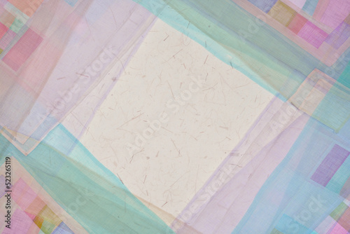 Color and texture background of Korean traditional furoshiki,
한국전통 보자기의 색감과 텍스쳐 배경

