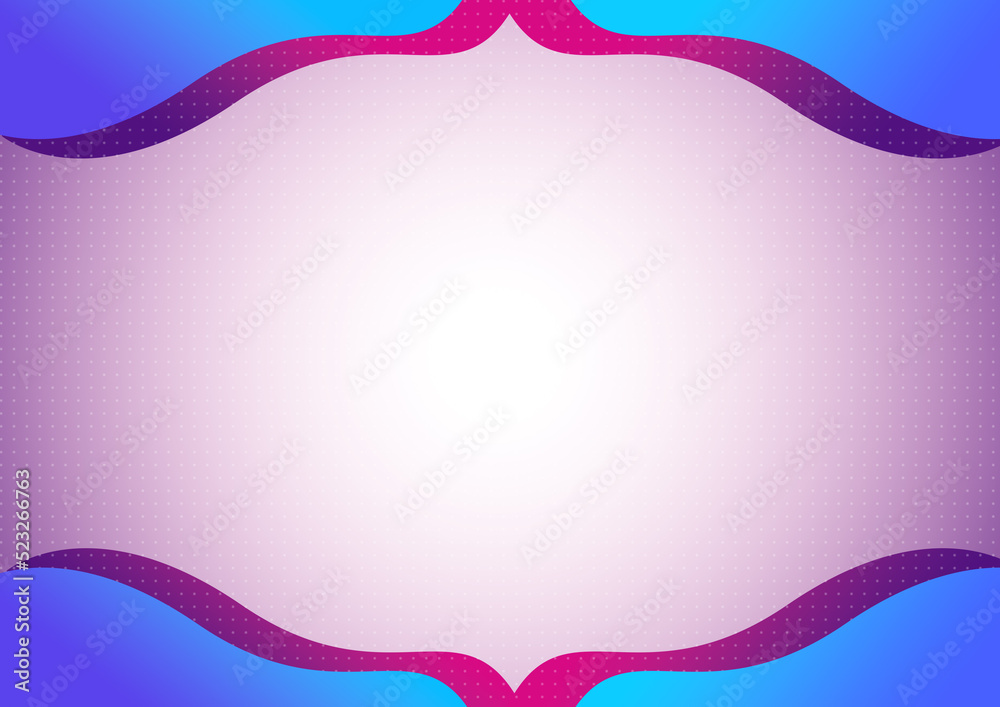 blue and purple background image with wave border design for ...