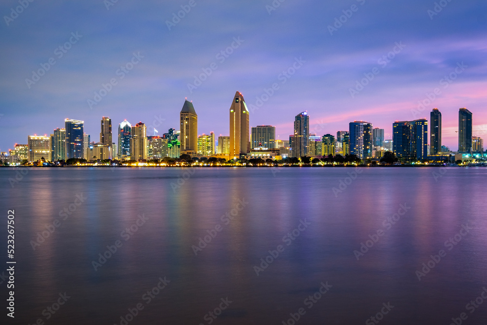 San Diego Skyline at Dawn