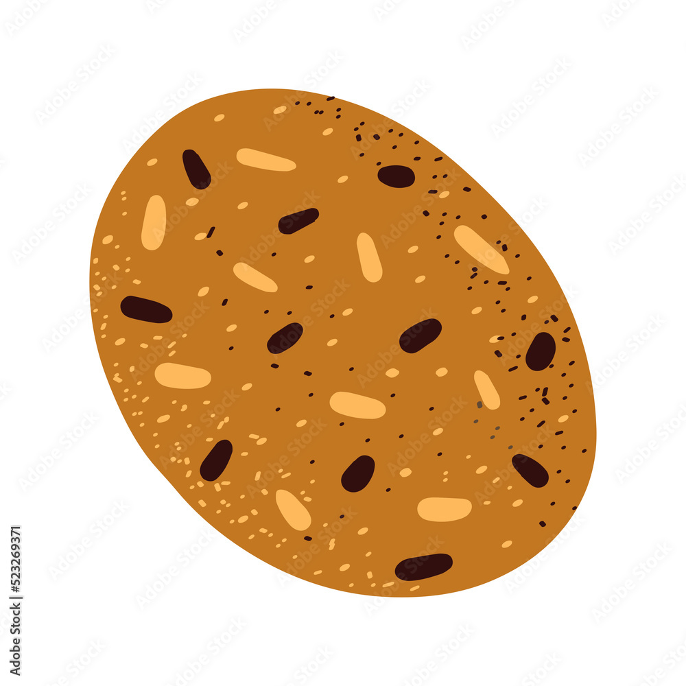 Cookies with chocolate and raisins Cookies with chocolate and raisins