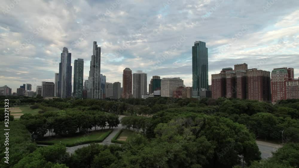 Chicago Downtown in summer morning Chicago Downtown in summer morning