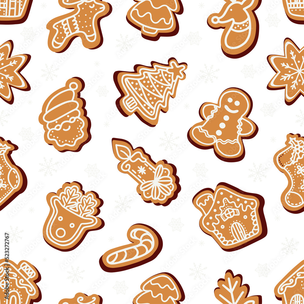 gingerbread cookies pattern gingerbread cookies pattern