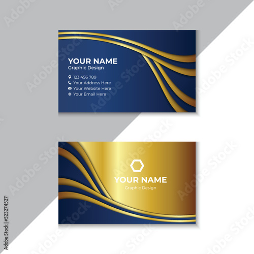 Creative modern and Clean business card Template design vector