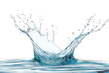 Crown water Liquid splash transparent