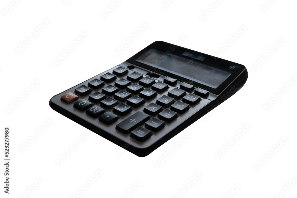 calculator object with white background calculator object with white background