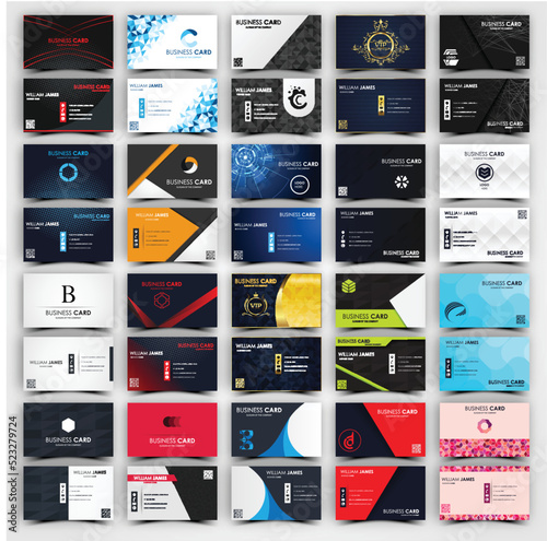  set business card & profesienal Basic RGB 