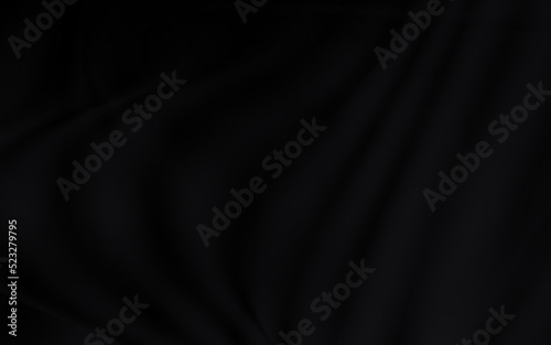 black surface with reflections. smooth minimal light waves background. blurry silk waves. minimal soft grayscale ripples flow.