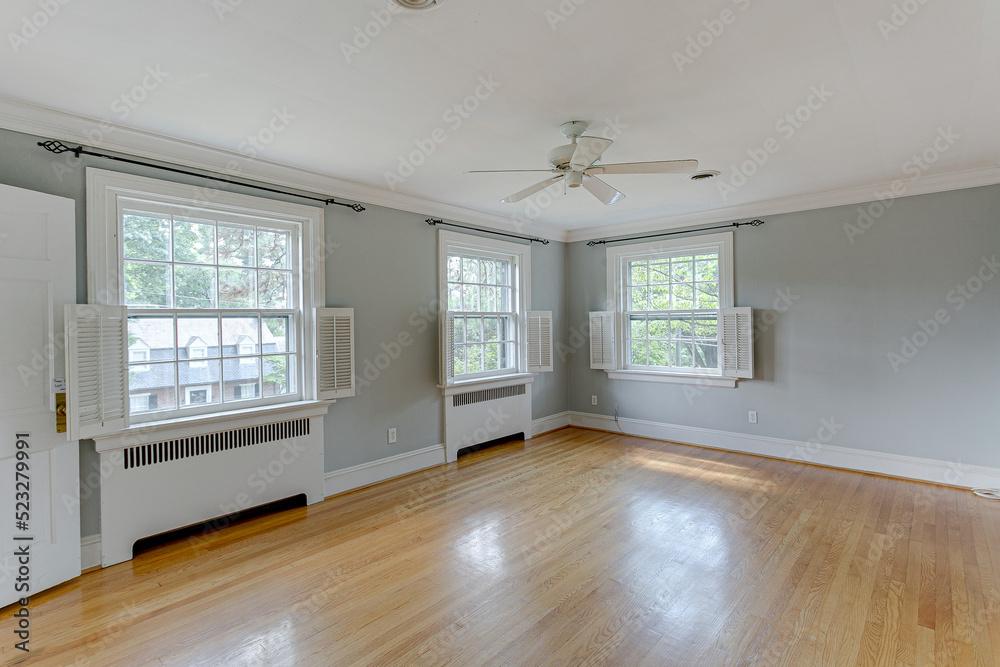 empty room with window historic home empty room with window historic home