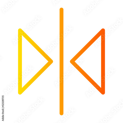 horizontal gradient icon